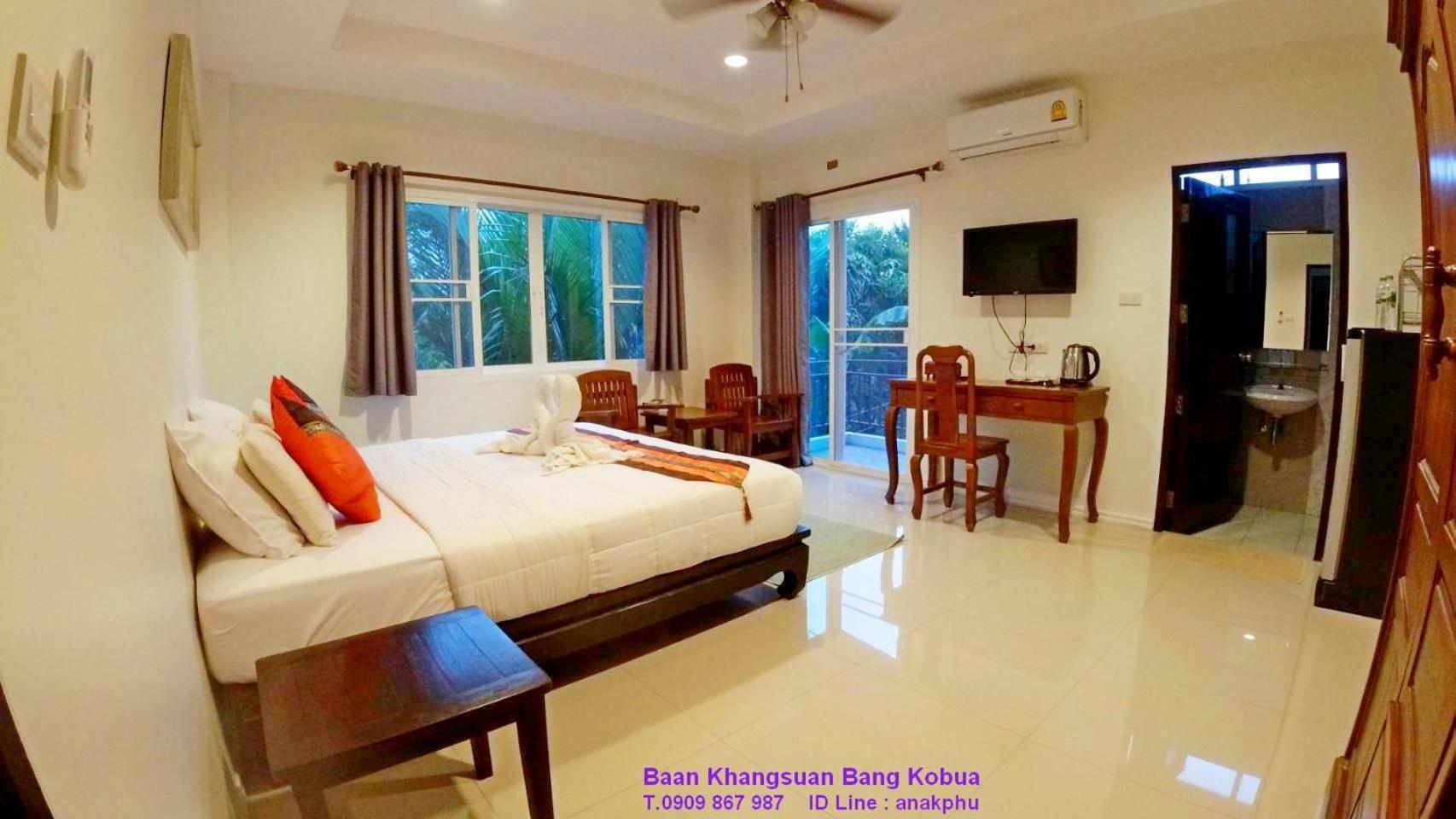 Baan Glangsuan Bang Kobua Hotell Bang Chak Rum bild